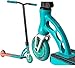 MADD MGP Gear MGO (Vx10) PRO Stunt Scooter H=79 cm turchese/corallo + adesivo Fantic26