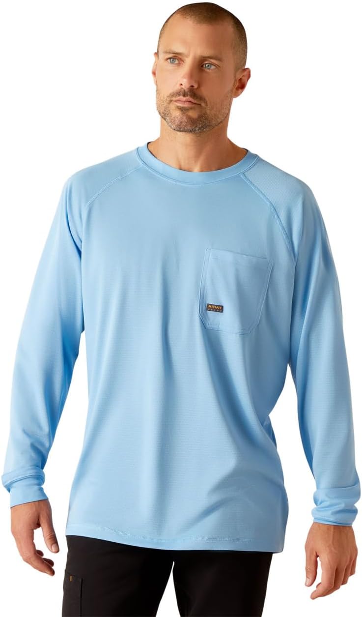 Ariat Mens Rebar Heat Fighter Long Sleeve T-Shirt