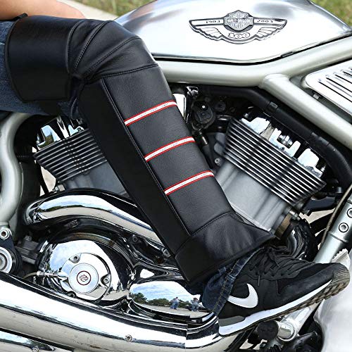 Surla Winter Riding Windproof Leg Plus Velvet Thickened Warmth Cold-Proof Knee Pads Half Chap
