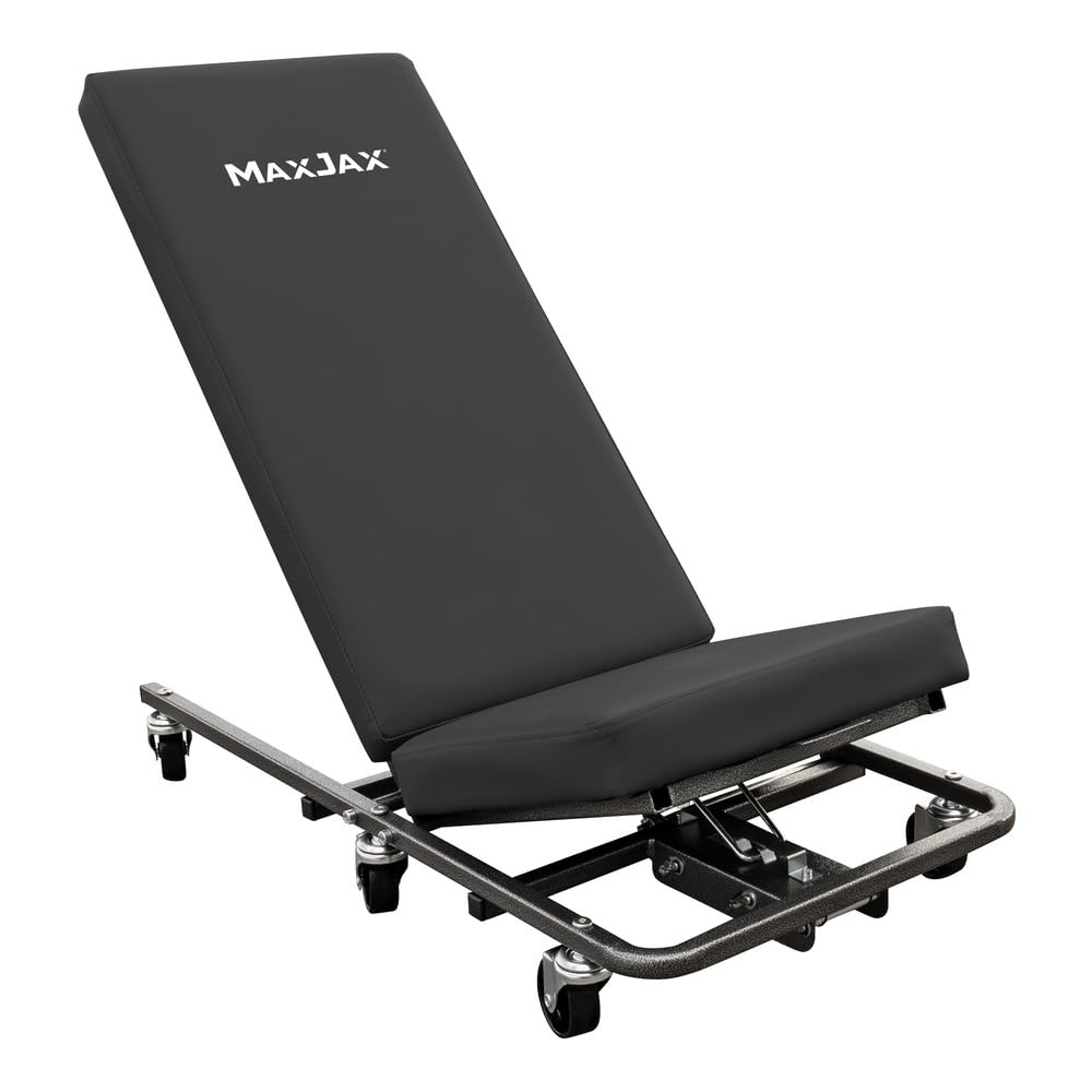 Amazon.com: Maxjax Reclining Rolling Creeper Seat Easily Converts