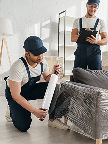 image for JARLINK Stretch Film, 15 Inch x 1000 Feet Shrink Wrap for Pallet Wrap,