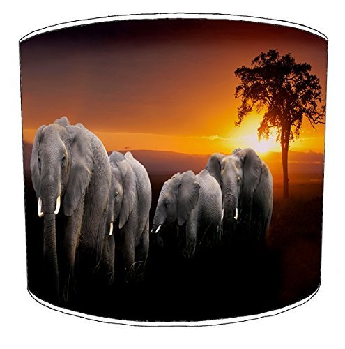 Elephant Lampshade for A Table Lamp in 3 Sizes - Free Personalisation