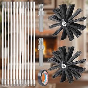 Wiedaziwy FlexiPro Schornsteinreinigungsset 12-teilig