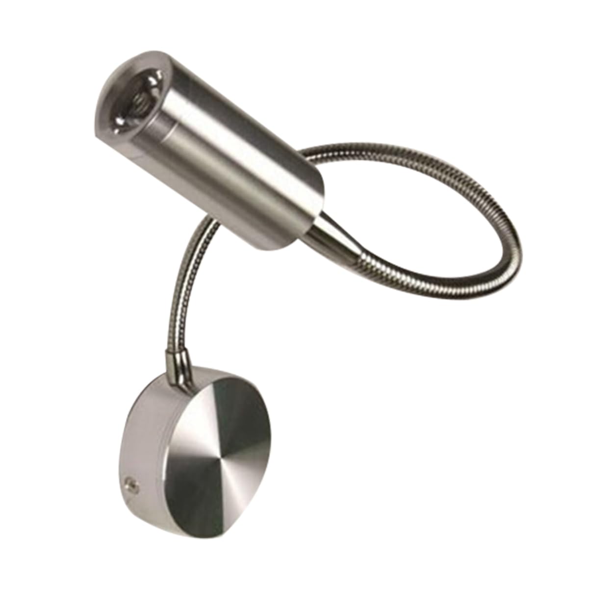 TOBBOMEY Lámpara LED de Pared Brazo Flexible Luz Cálida para Mesita Noche Dormitorio Oficina Alumino