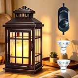 Candle Warmer Lamp with Timer and Dimmer for Large Jar, Dark Bronze