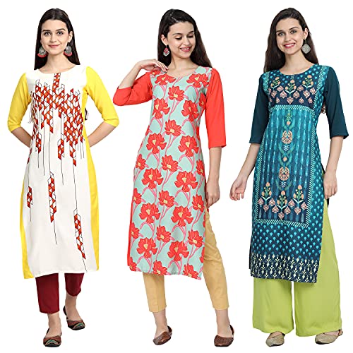Image of Women's Crepe Straight Kurta