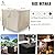 Saking Fire Pit Cover 30 Inch, Waterproof Heavy Duty 600D Square Firepit Covers Gas Fireplace Fire Pit Table Cover for Propane Fire Pit - 30 x 30 x 25 Inch (Beige)
