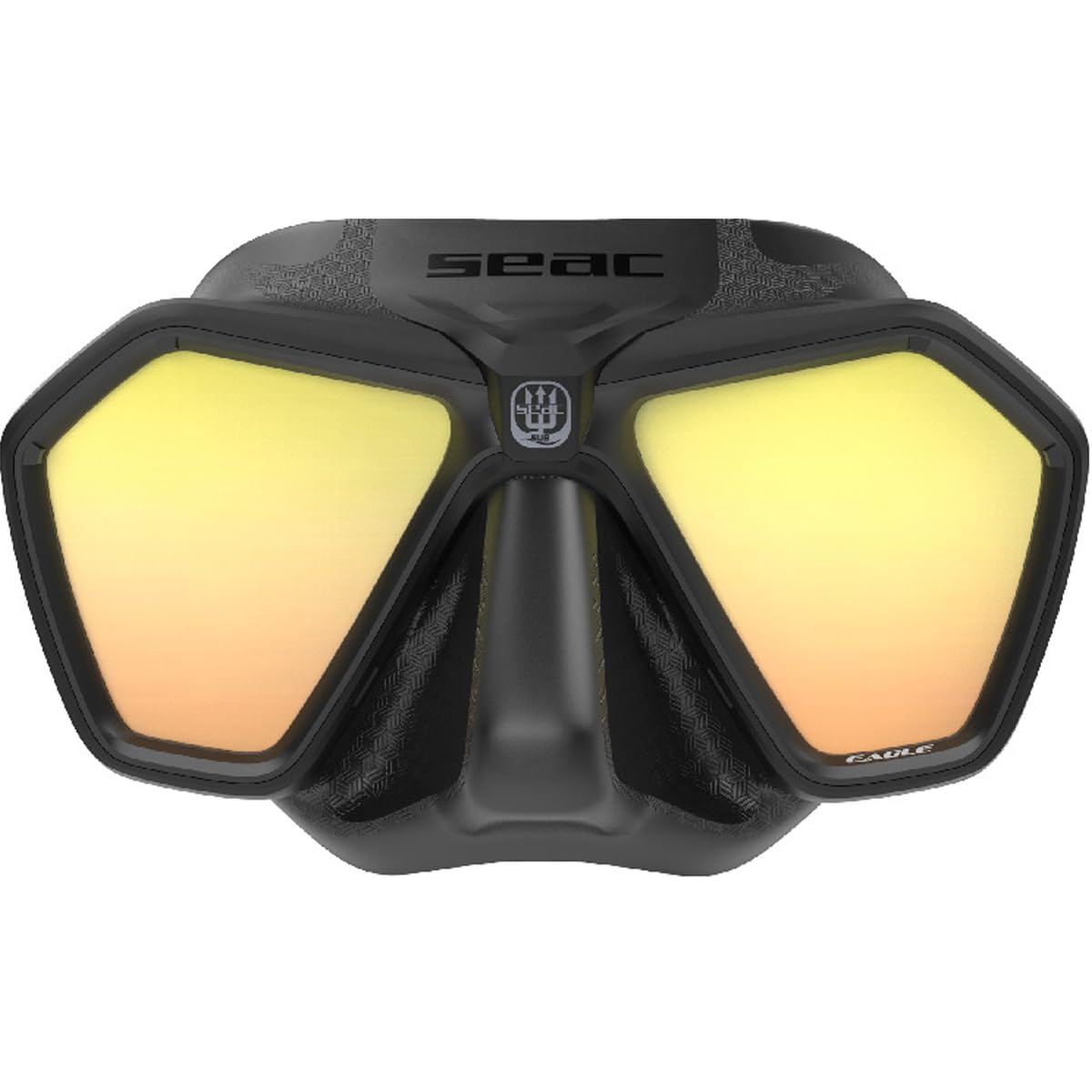 SEAC Eagle Maschera Compatta Basso Volume per Apnea e Pesca Subacquea Made in Italy