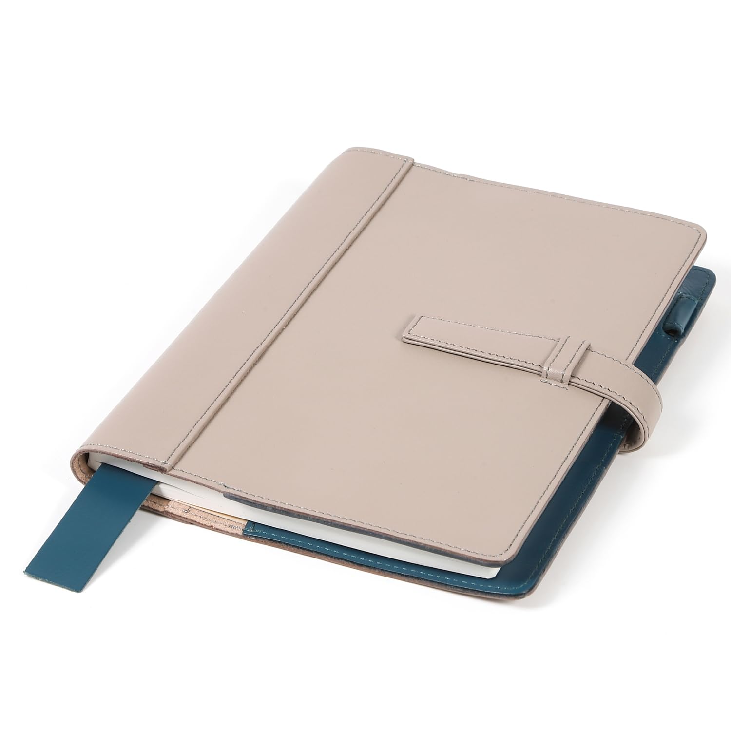 Hobonichi Cousin Compatible A5 Leather Notebook Cover Gray Cowhide Techo