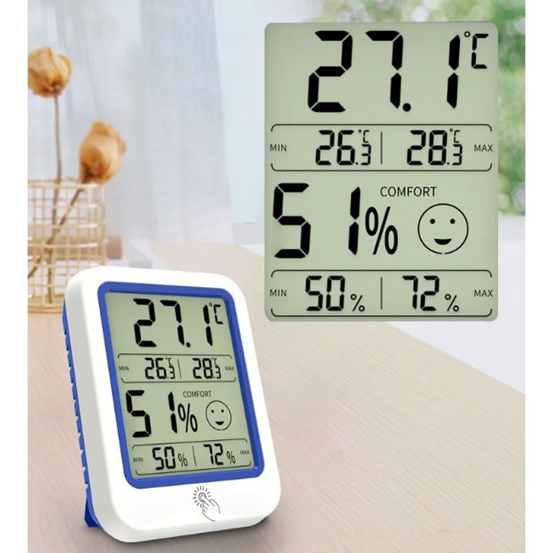 ABS Electronic Digital Display Thermometer Hygrometer Indoor Household