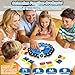Wortspiel, Brettspiele für Kinder und Erwachsene mit 2 Modi, 24 Tasten Buchstaben Drücken Familienspiel Partyspiele mit Deutscher Aussprache,Puzzlespiel für Jungen und Mädchen ab 3 Jahren,2–8 Spieler