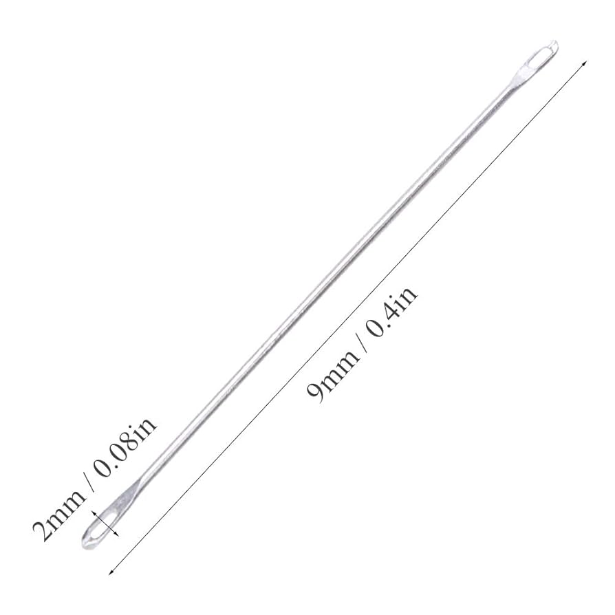 Amazon.com: 20 Pcs Double Eye Needle Metal Transfer Sewing