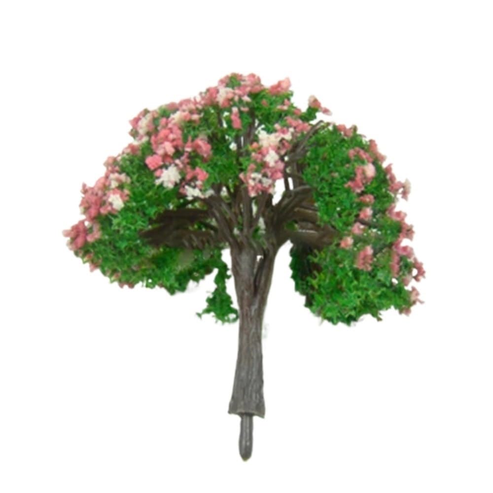 Artificial Model Tree 10pcs Park DIY Scene Trees Miniature Landscape Decorate, Artificial Fake, Railway Diorama Scenery Tree(4cm)
