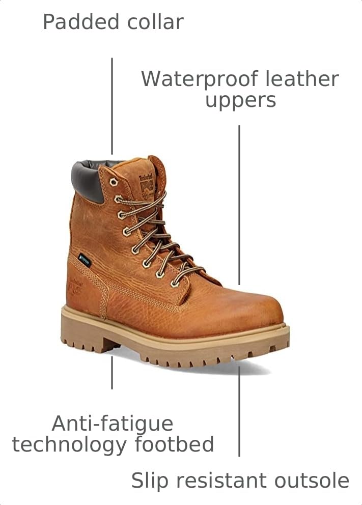Image of Timberland PRO Men's 26011 Direct Attach 8 inch Soft-Toe
