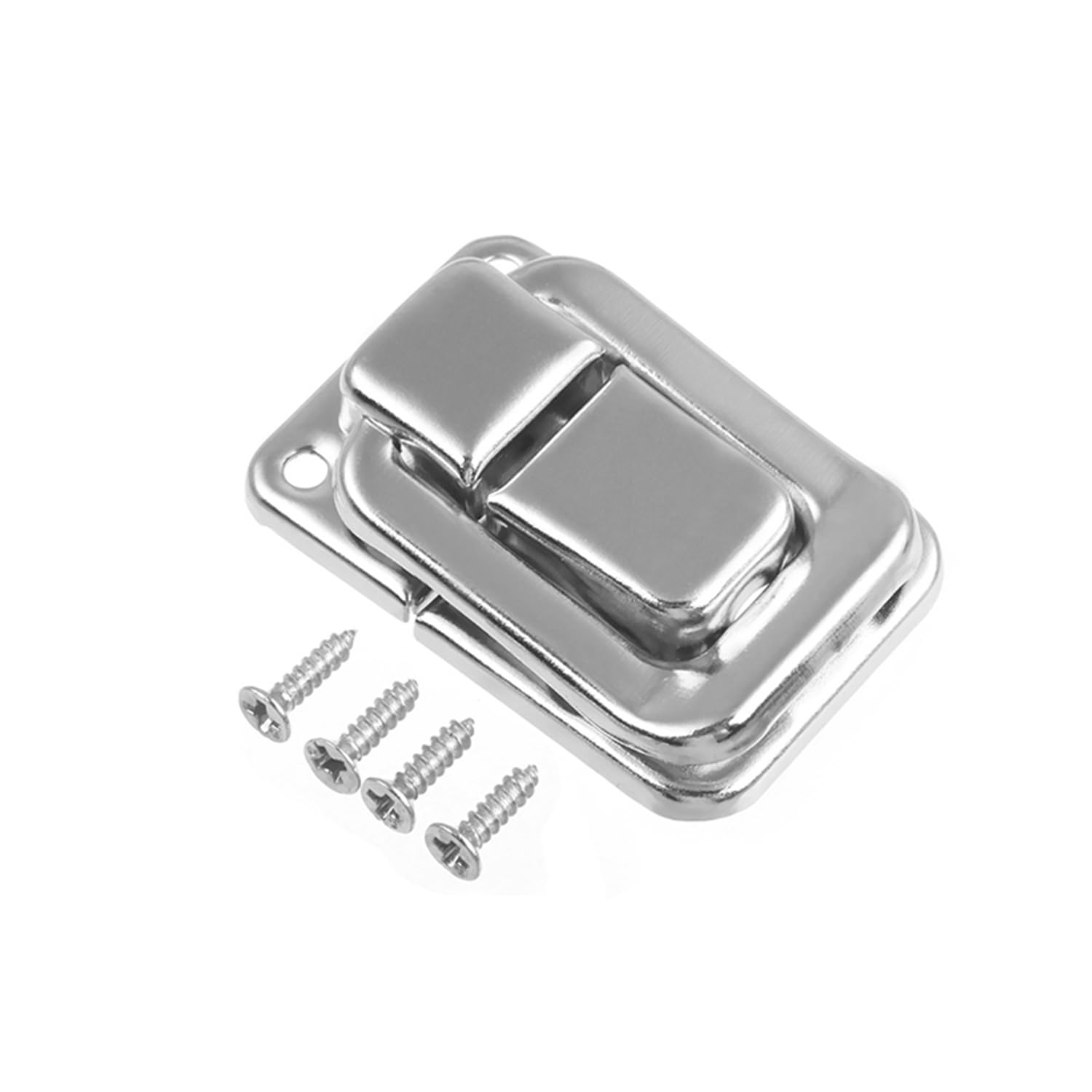 MroMax Toggle Catch Lock, 38mm Retro Decorative Brass Hasp w Screws for Suitcase Chest Trunk Latch Clasp, Pack of 1