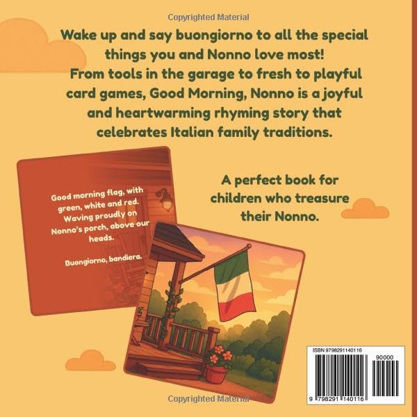 Good Morning Buongiorno Nonno and Things We Both Love: An Italian-Themed Rhyming Book For Cuddly Mornings, A Perfect Gift for Nonno and Little Ones - Image 2