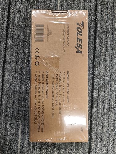 TOLESA Pipe Cutter Tool 3/16-2 Inch(5-50mm) Heavy Duty Metal Pipe Cutter With Deburring Tool Pipe Reamer Sharp Copper Tube Cutter Speed Cutting Tubing Cutter For Stainless Steel Aluminum Brass Pipe - Image 12