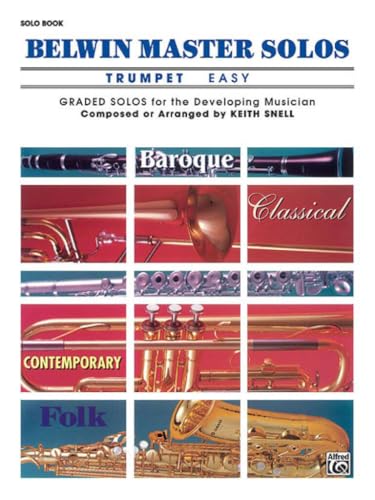 Belwin Master Solos (Trumpet), Vol 1: Easy (Belwin Master Solos, Vol 1)