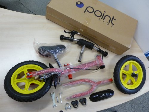 point-kids Laufrad Kinderlaufrad 12 Zoll gelb – Bild 5