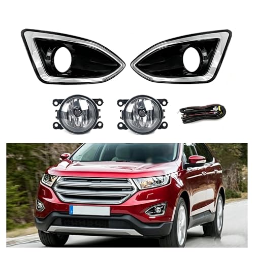 Finition haut de gamme pour cadre feux brouillard Ford Edge 2015-2018 robuste - 2