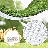 WIYETY Hundeklo Kunstrasen Hundetoilette, 50x70cm Welpentoilette Trainingsunterlage, Training Pee Pads, Waschbar Hunde Training Rasenmatte, Wasserdicht Hundetoilette für Zuhause, Wohnung