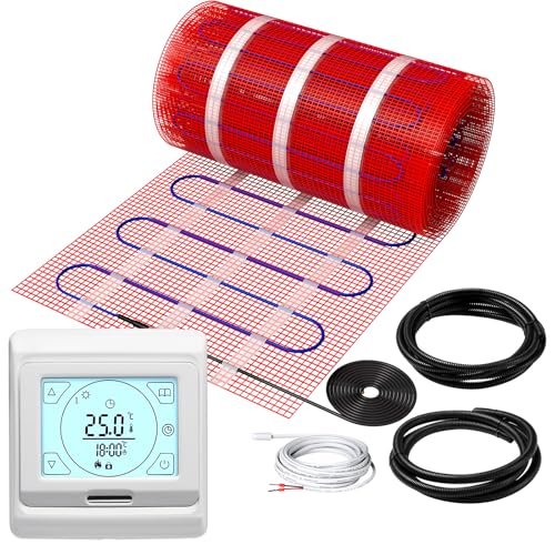 KEZERS Elektrische Fußbodenheizung 150W/m², selbstklebend für...