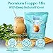 Freezochino Classic Iced Coffee Frappe Latte, 255 Cal, 1.3 Lb (1 Bag), Makes 8-10 servings, Powdered Instant Coffee Drink Mix, Serve Cold, Makes Blended Frappe Drinks