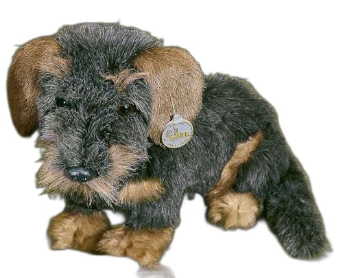 Occhi di sicurezza Förster Stofftiere 1518 - Bassotto a pelo duro di peluche, seduto, 32 cm