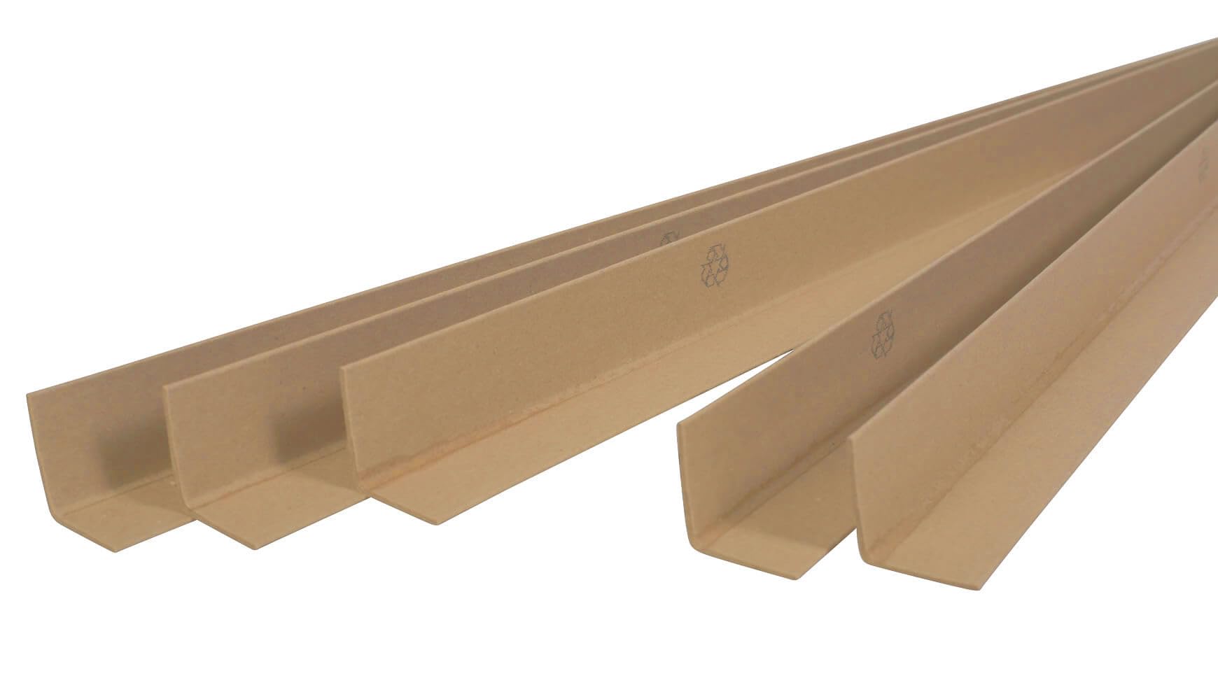 200x Kantenschutzleisten Länge: 1100 mm Kantenschutzwinkel aus Pappe 3 mm Schenkelbreite: 35 x 35 mm Braun