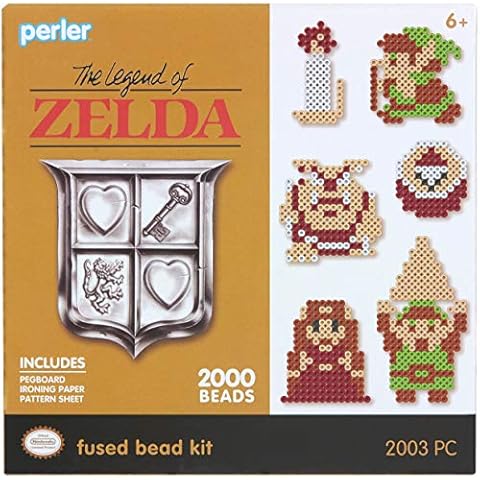 Perler Beads Link Legend of Zelda Fused Bead Kit, 2002pc., Small Cover
