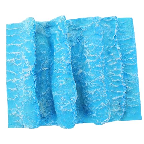 JOINPAYA Architectural Resin Craft Ocean Bathroom Decor Realistic Sea Wave Ornament