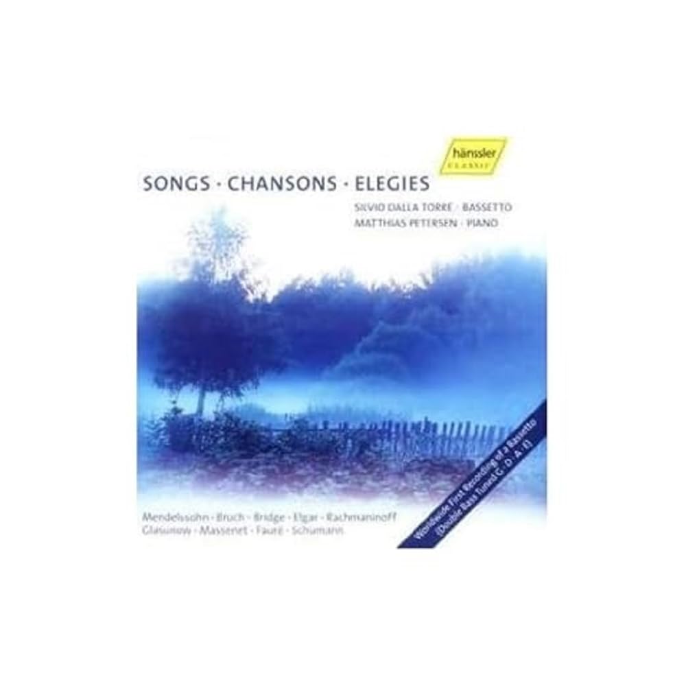 Songs, Chansons, Elegies