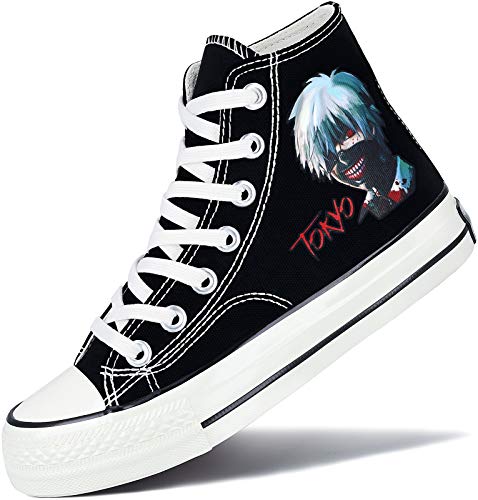 Roffatide Anime Tokyo Ghoul Zapatillas Altas de Lona Zapatos