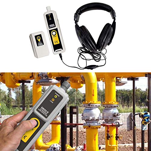 Mrcartool Ultrasonic Leak Detector Water Air Gas Dust with Headphone Accessory Kit LED Indication Leak Detectors Leakage Tester - Thumbnail 3