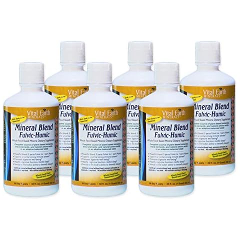 Vital Earth Minerals Fulvic Humic Blend 32 Oz ( 6 Pack ) Cover