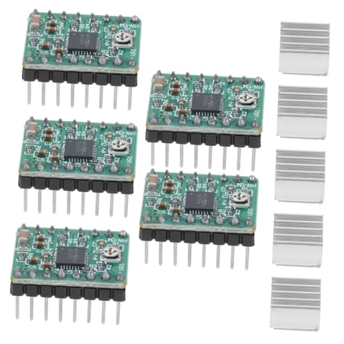 HEALEEP 5pcs Stepper Motor Driver Module for Printers Control Circuit Protection and Stepping Resolutions