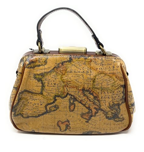 Image of Patricia Nash Gracchi Satchel Leather Handbag Purse