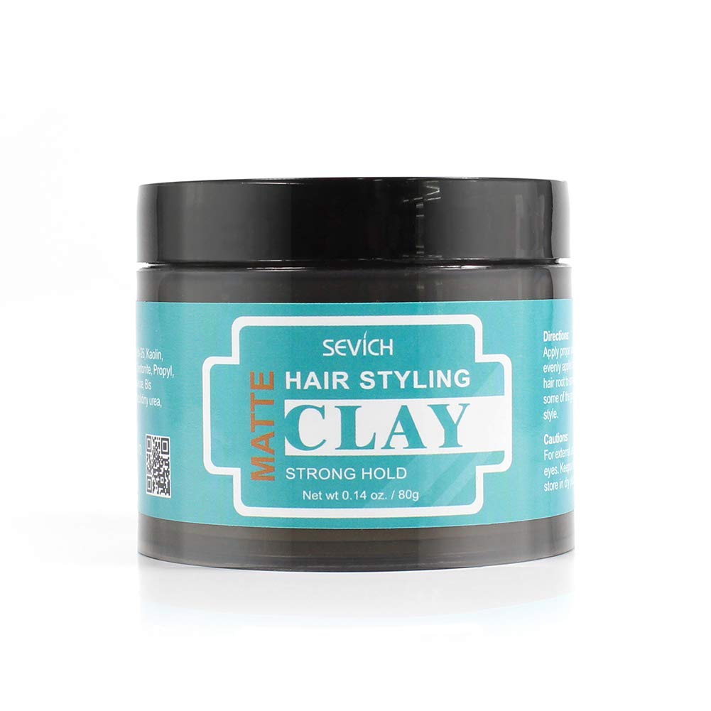 SEVICH Hair Clay Matte Styling Hair Clay Strong Hold Paste, Low Greasy for Unisex