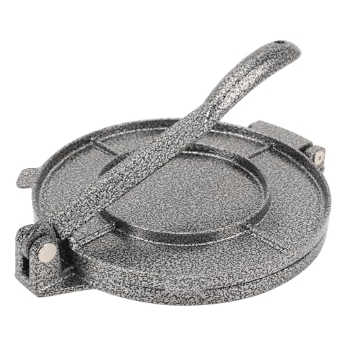 6.3In Tortilla Press, Aluminum Alloy Flour Dough Tortilla Taco Press, Taco and Quesadilla Press Maker, Roti Maker for Home Breakfast
