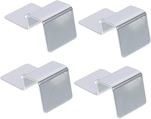 Miniatura 1 de MERRYHAPY 4 unids marco de soporte tanque de peces sin borde 75 galones tanque de peces acuario cubierta soporte de cristal de pescado soporte