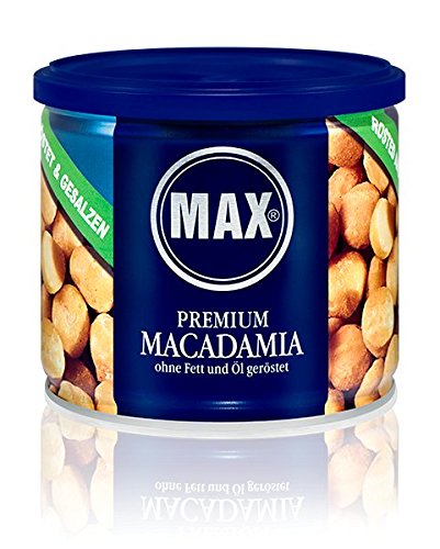 MAX PREMIUM MACADAMIA - ohne Fett und Öl geröstet (8er Karton)