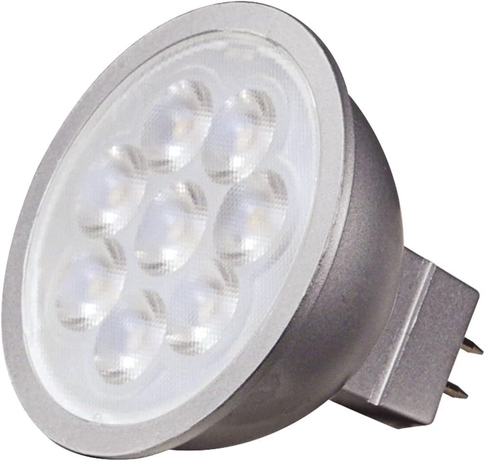 (Pack of 6) Satco S9494, 6.5MR16/LED/25'/50K/12V, LED Light Bulb6