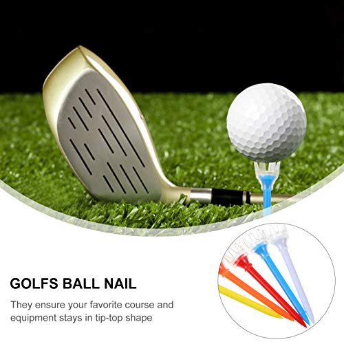 BESPORTBLE Suporte de bola de golfe de plástico, 7 cm, acessórios profissionais duráveis, ferramenta