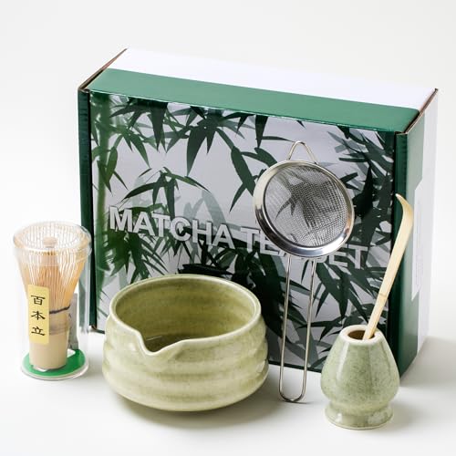Ensemble de fouet à matcha unique NEKIT avec bol traditionnel et support