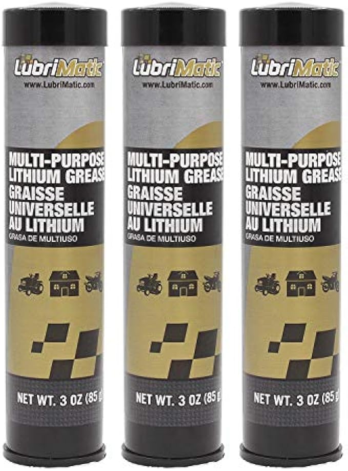 LubriMatic 11312 Multi-Purpose Grease - 3 Pack of 3 oz. Cartidges