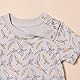 Amazon Essentials Unisex Baby Kurzärmeliges T-Shirt, 5er-Pack, Gebrochenes Weiß/Grau Meliert/Kaninchen/Kohlegrau Carrots/Orange Rugby-streifen, Frühchen