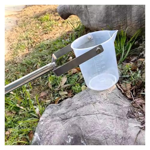 Telescopic Water Sampler 33.8fl oz Water Sampling Device, Vertical Swivel Liquid Sampler Pole with Removable Graduated Cup, for Environmental Monitoring, Water Quality Sample Collection(2.8'-6.5'/0.9m