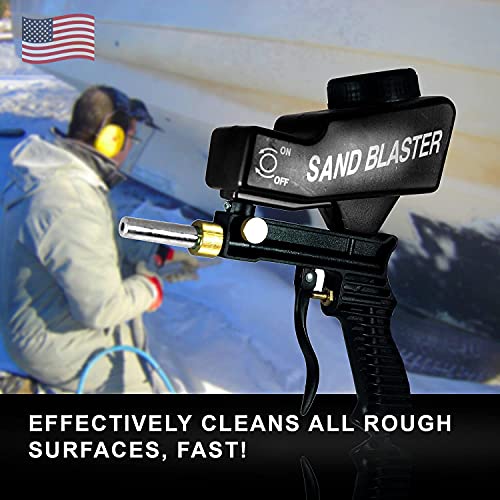 LE LEMATEC Sandblaster, Rust and Paint Remover, Handy Sand Blaster
