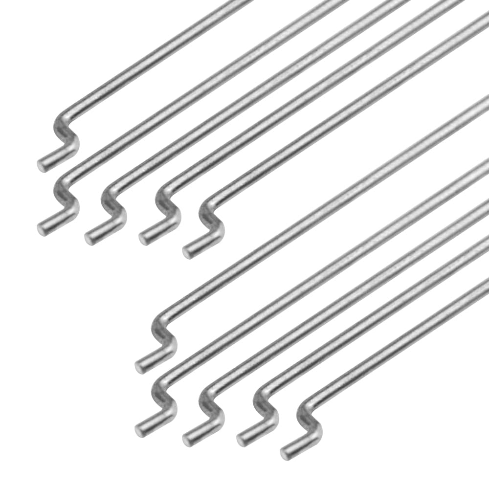 10 pezzi in acciaio 1,2 x 260 mm + 10 clacson in nylon micro controllo 20 x 11 mm 4 fori per RC aereo fai da te