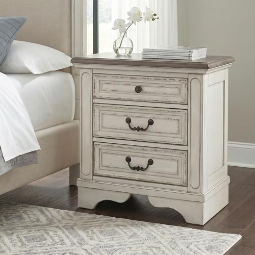 Image of Signature Design by Ashley 3 Drawer Nightstand with Charging Station